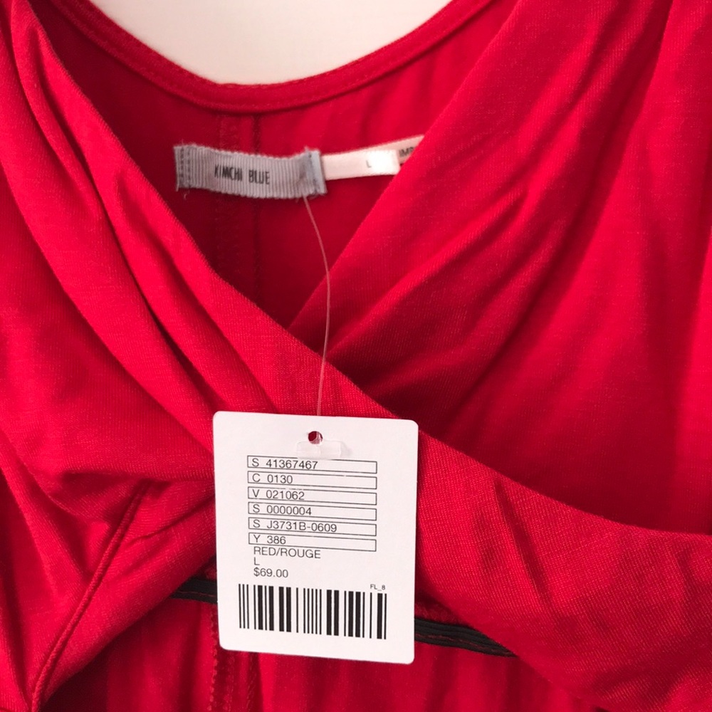 Urban Outfitters Red Dress w cutout - Picture 4 of 4